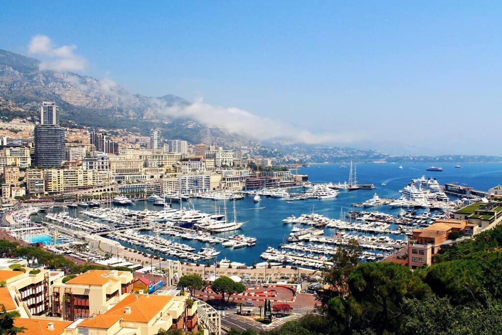French Riviera: Seafront Apt & Pool Near Monaco Rocabruna Exterior foto